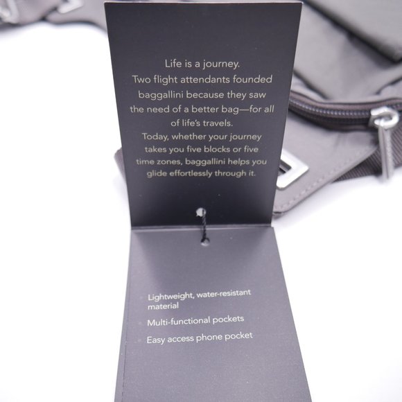 Baggallini Pocket Slim Crossbody Nylon Bag Purse - Picture 3 of 8